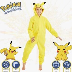 Pokemon Pikachu Kids Costume New